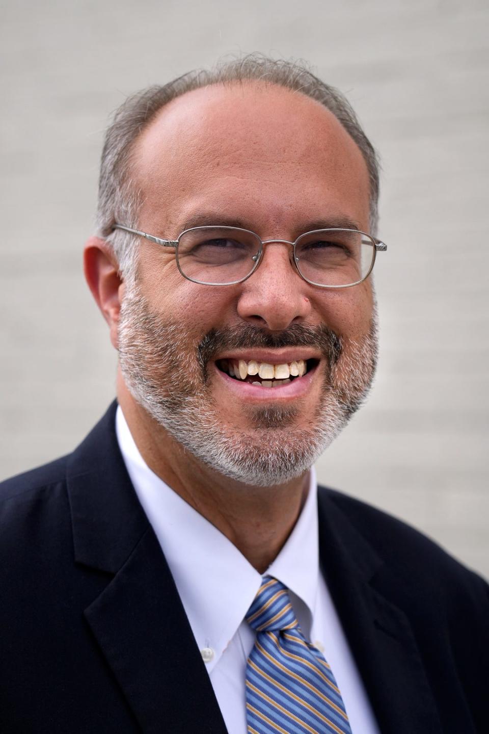 Treasurer candidate Stefan Pryor in East Providence on Aug 24.