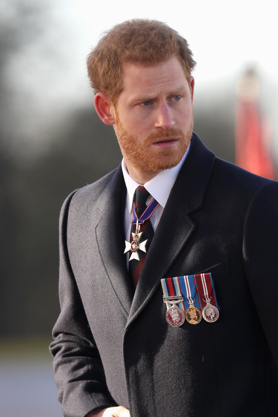 Prince Harry and his grandmother apparently had an argument before the royal wedding. Photo: Getty