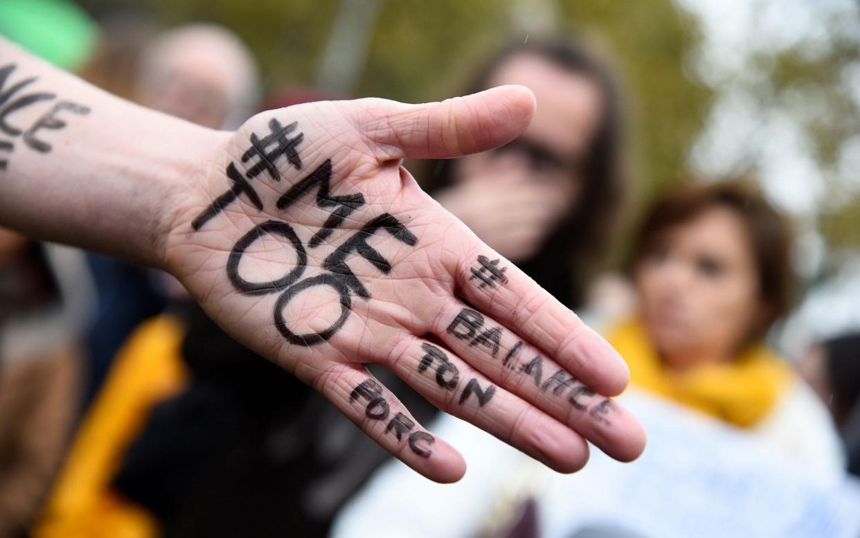 French activists launched the service on Friday following the #MeToo campaign  - AFP