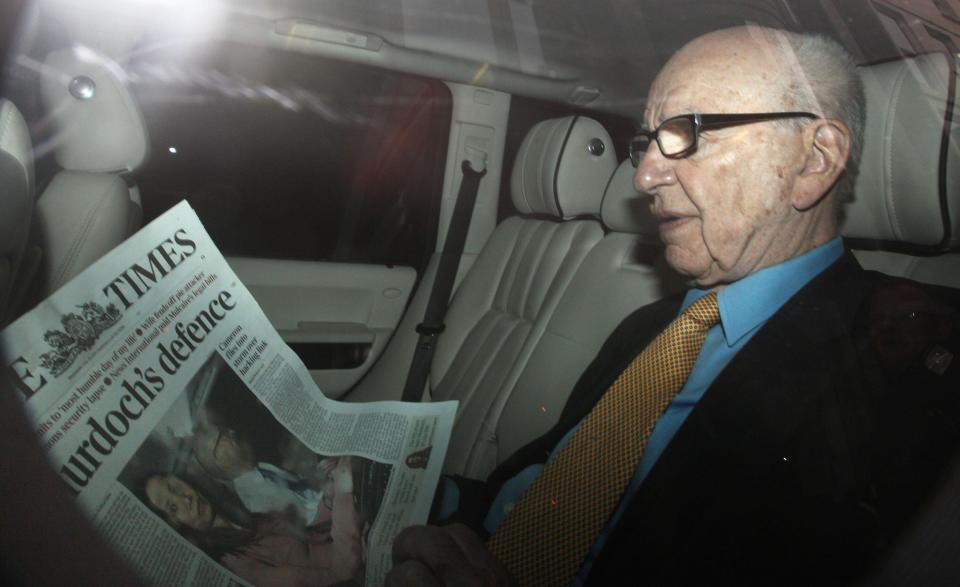 One of the most difficult times of Rupert Murdoch's career was during the phone hacking scandal. (PA)