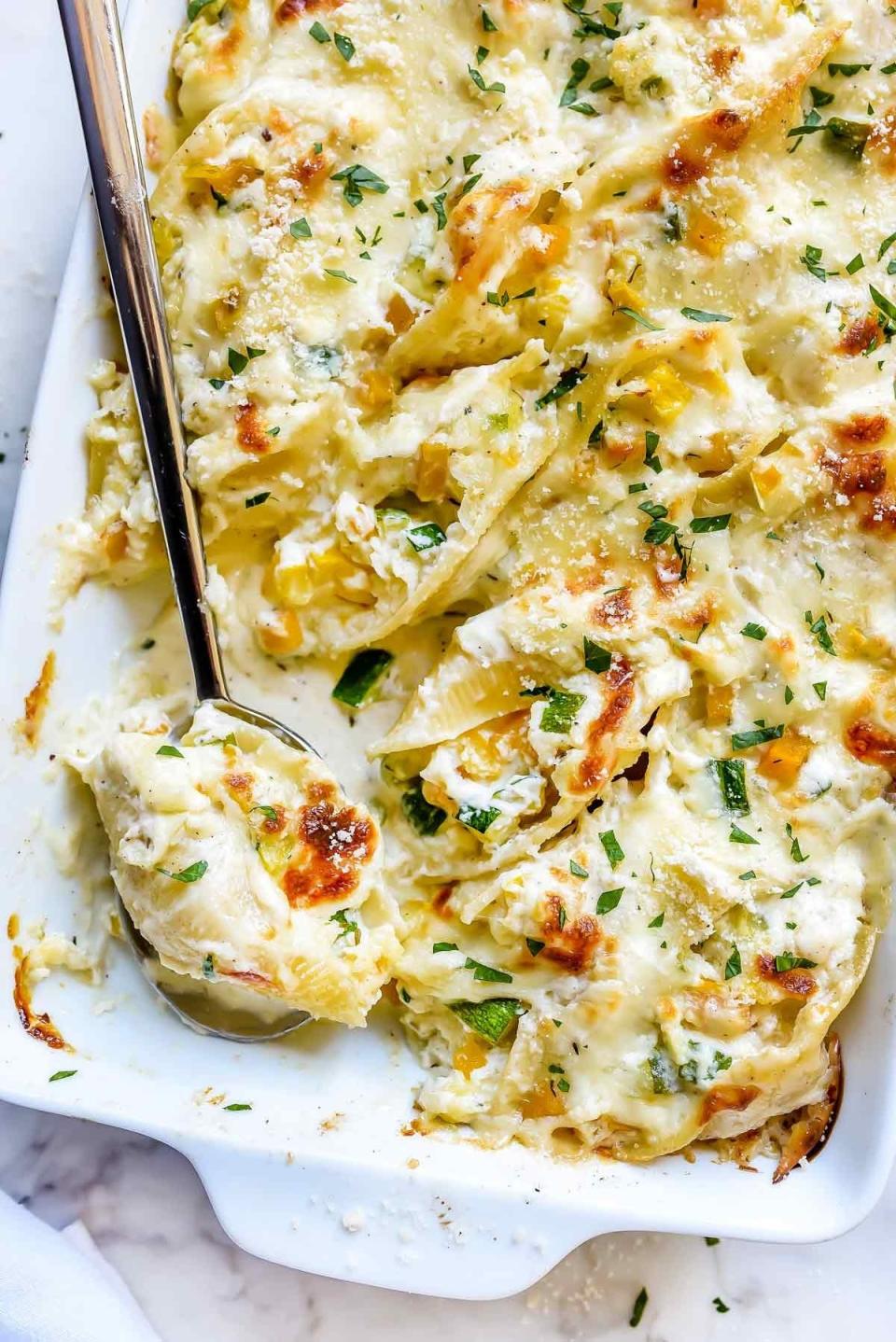 Harvest Squash and Ricotta Stuffed Shells