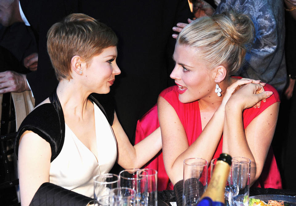 Critics Choice Awards 2012 Party pics Busy Phillips Michelle Williams