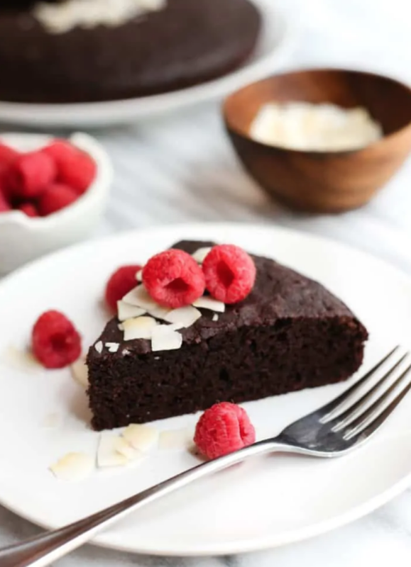 <p>Dish by Dish</p><p>Moist, deliciously decadent gluten-free chocolate cake made with coconut flour, this makes the perfect teatime treat!</p><p><strong>Get the recipe: <a href="https://www.dishbydish.net/chocolate-coconut-cake-gluten-free-dairy-free/" rel="nofollow noopener" target="_blank" data-ylk="slk:Chocolate Coconut Cake;elm:context_link;itc:0;sec:content-canvas" class="link "><em>Chocolate Coconut Cake</em></a></strong></p>