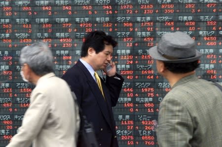 Asian markets extended their gains in afternoon trade