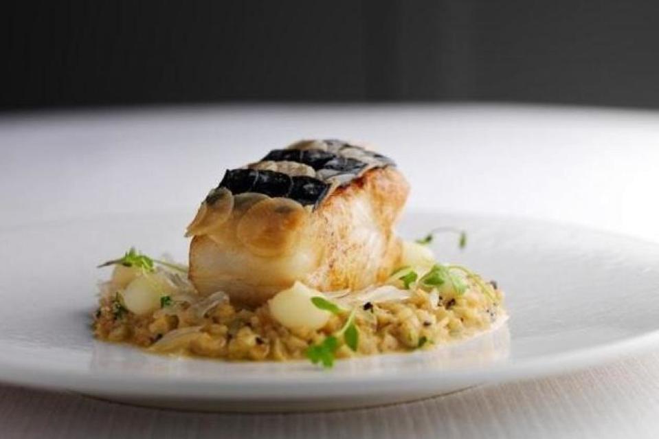 Fish supper: Some of Claude's dishes from two Michelin-starred Hibiscus will be seen at Bibendum