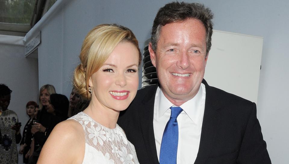 Piers Morgan was defending his friend Amanda Holden. (Getty Images)