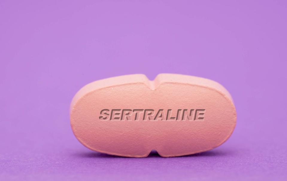 sertraline pill, conceptual image