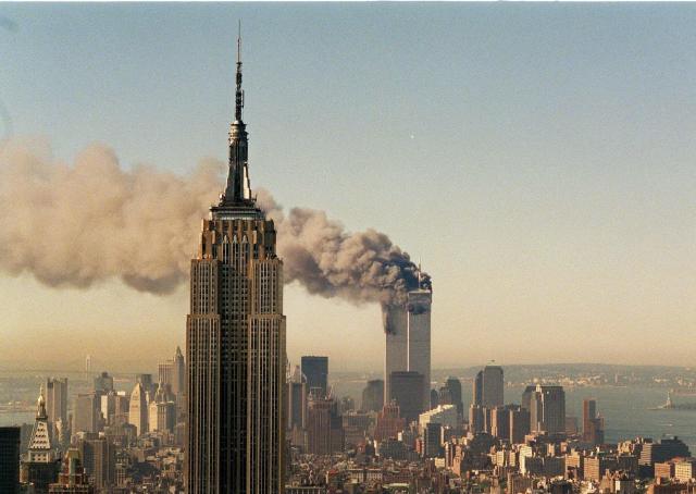 9/11 video of plane crash that only emerged 20 years after Twin Tower  attacks - shows impact in clear detail