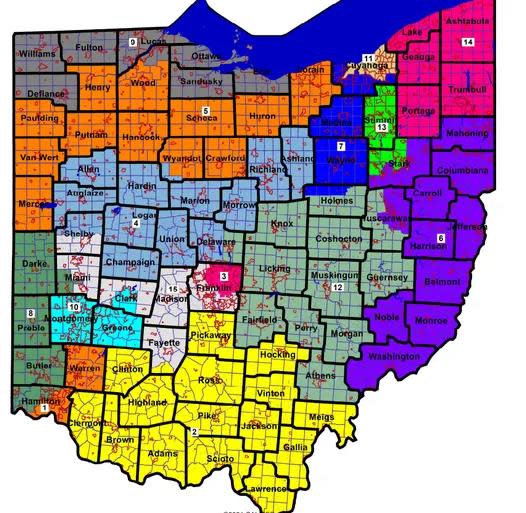 The 7th Congressional District consists of Medina and Wayne counties, the southern and western portions of Cuyahoga County and a northern strip of Holmes County.