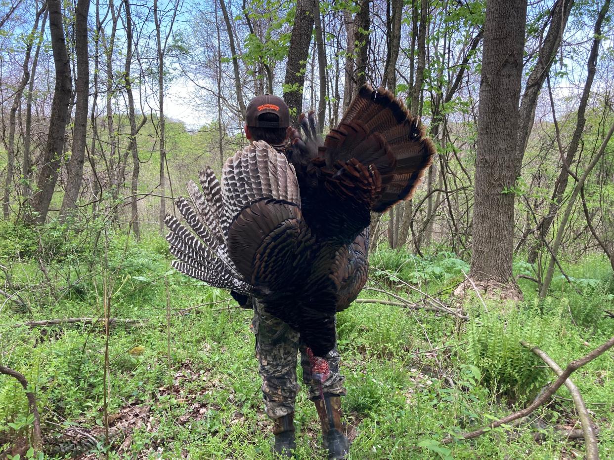 Harrison Nance with his Ohio Mountain Gobbler.