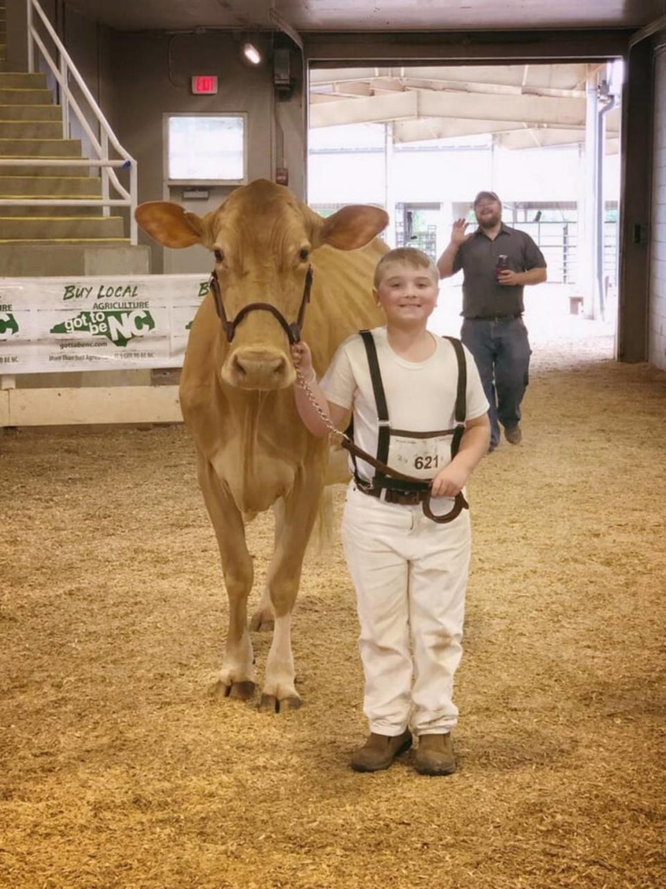Ashley Bridges McMurry’s son Charlie at the 2019 N.C. State Fair.