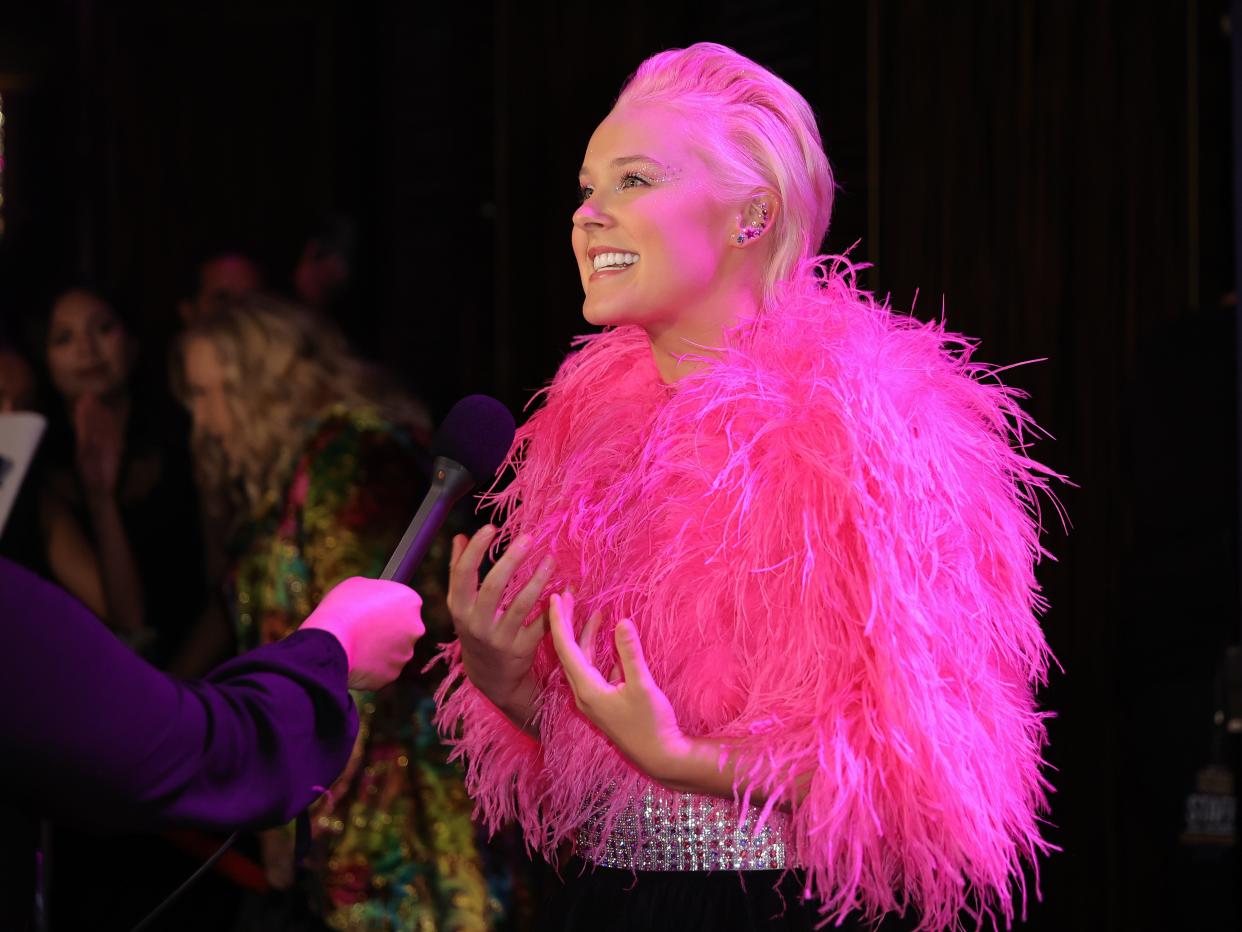 JoJo Siwa on the red carpet.