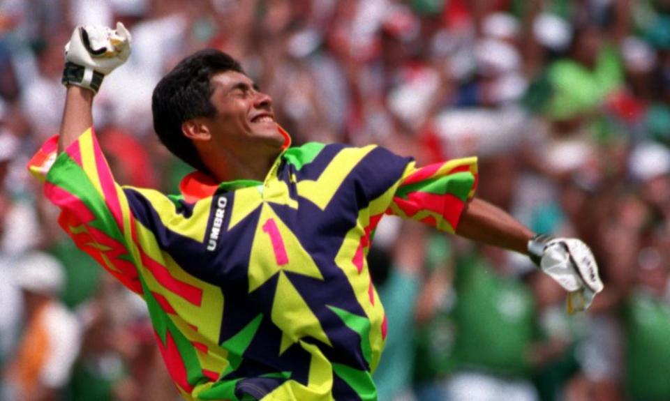 Former Mexico goalkeeper Jorge Campos was once a striker.