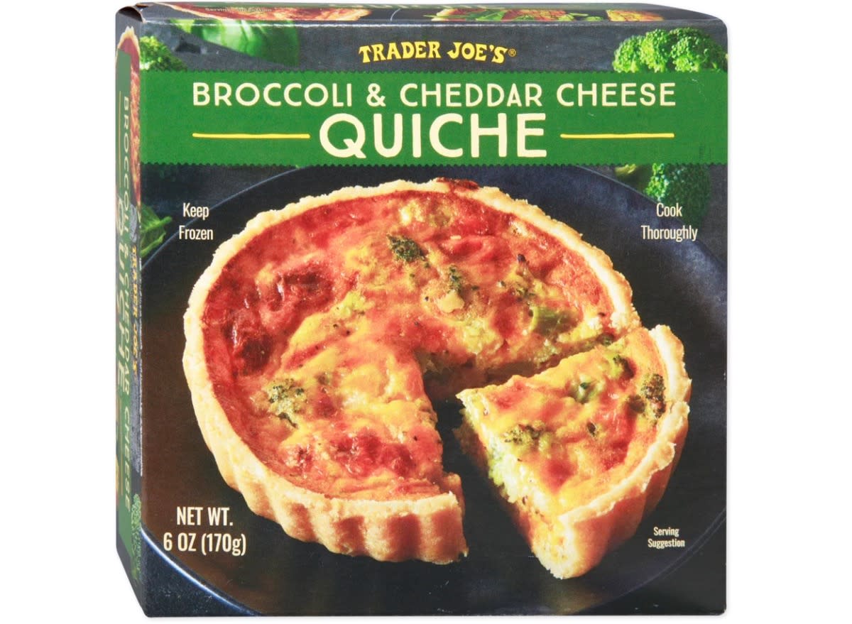 trader joe's broccoli cheddar quiche