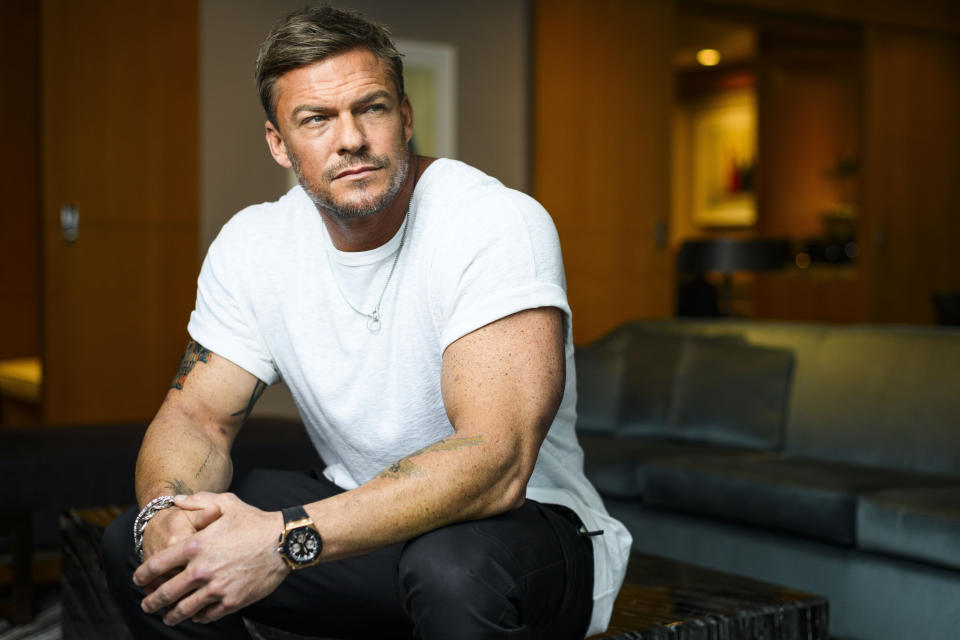 Alan Ritchson poses for a portrait to promote the television series "Reacher" on Tuesday, Dec. 12, 2023, in Toronto. (Photo by Arthur Mola/Invision/AP)