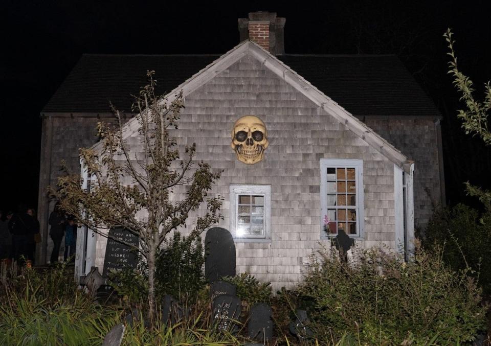 The Alden House in Duxbury again has been transformed into a spooky place for families to visit this Halloween season.