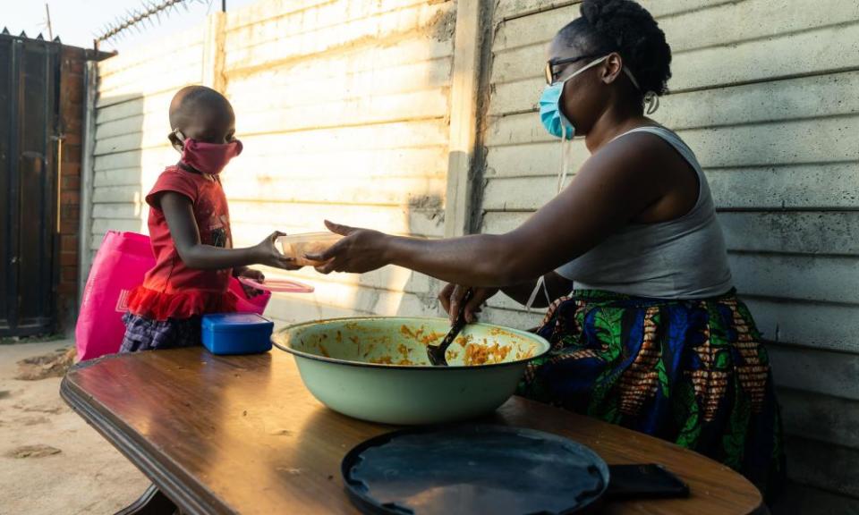 Samantha Murozoki has fed thousands of families during lockdown.