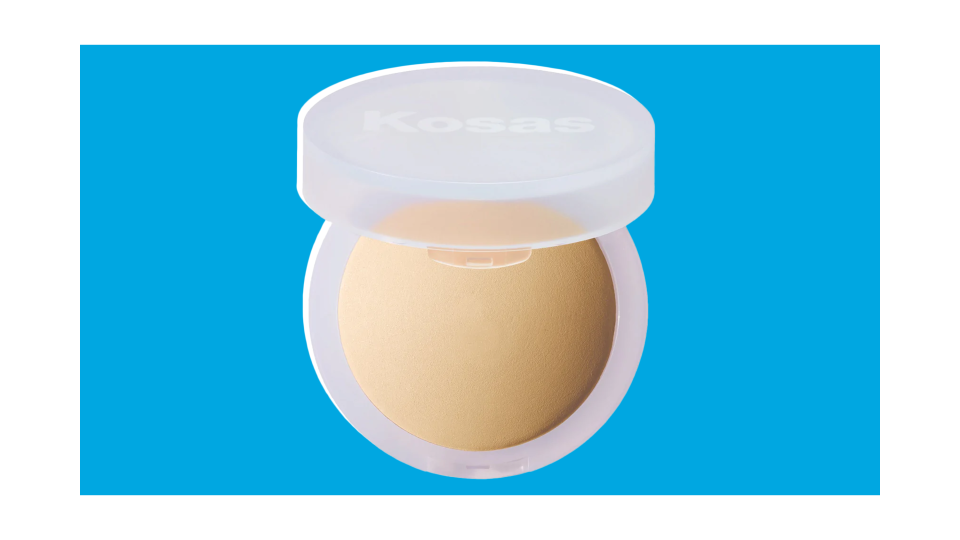 Lock your makeup in place with the Kosas Cloud Set Baked Setting & Smoothing Talc-Free Vegan Powder.