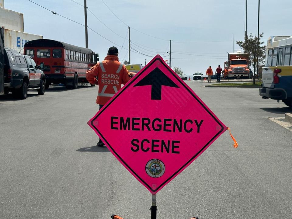 Ground search and rescue crews are combing an area in the south end of Halifax between the QEII hospital and Point Pleasant Park.