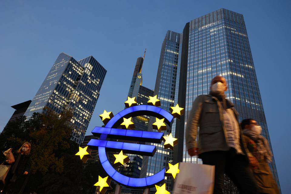 Former ECB headquarter in the city center of Frankfurt am Main, win estern Germany. Photo: Yann Schreeiber/AFP via Getty Images