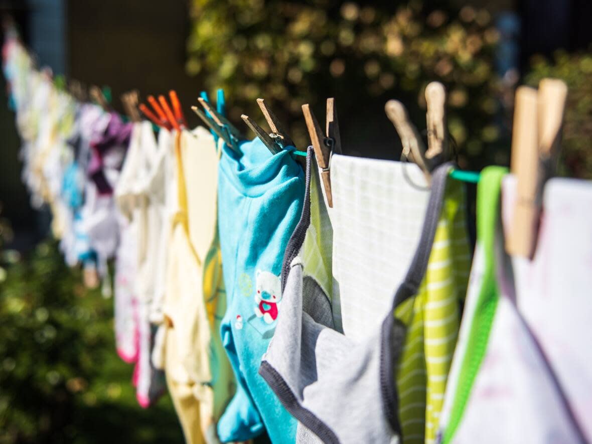 The UBCM has endorsed a resolution that would support the use of clotheslines and drying racks at strata complexes. (Shutterstock - image credit)