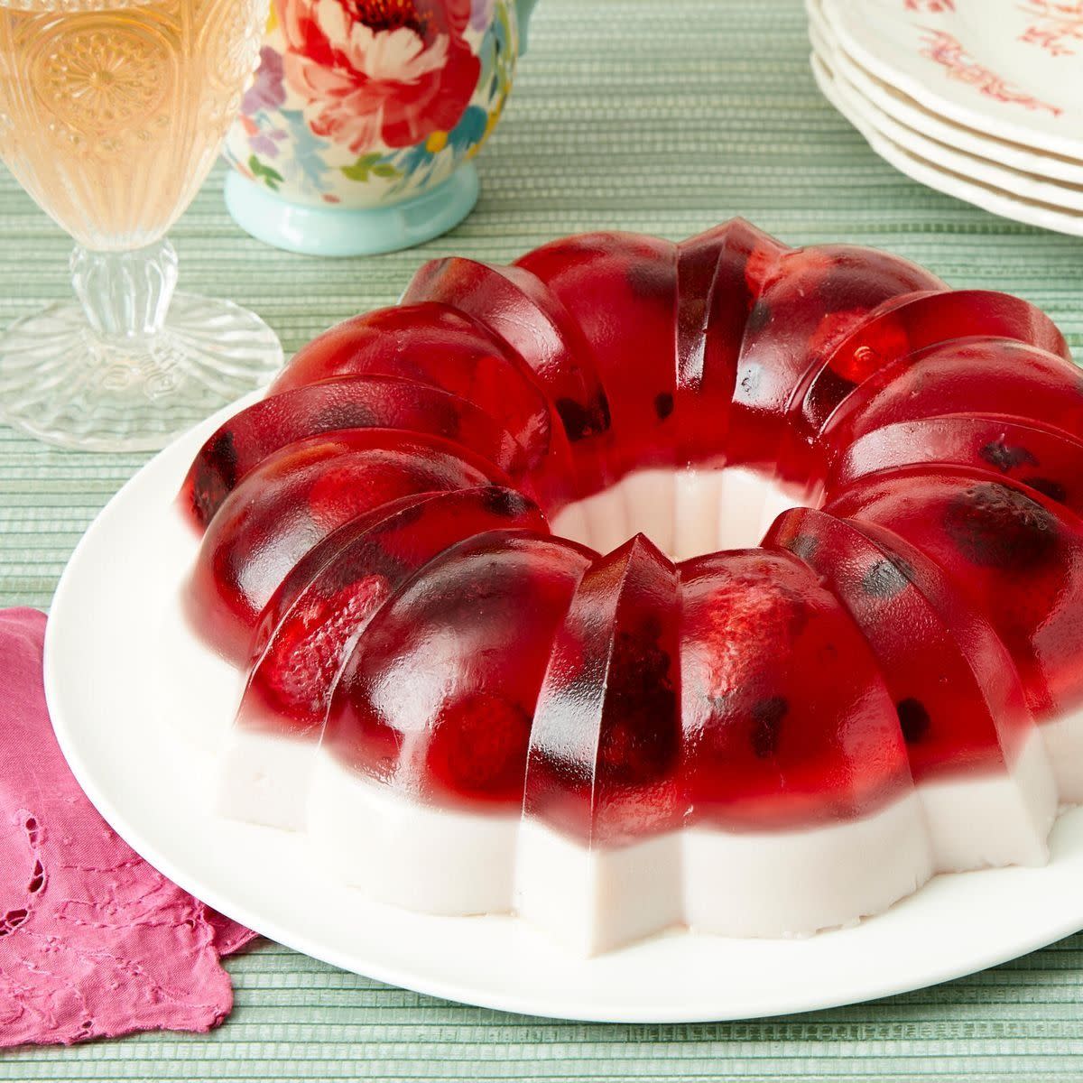 no bake desserts jello mold