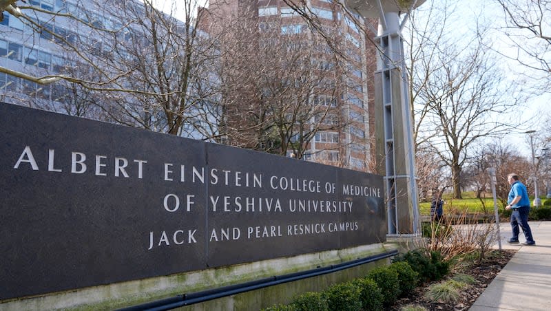 The campus of the Albert Einstein College of Medicine is seen, Tuesday, Feb. 27, 2024, in the Bronx borough of New York. The medical school will be tuition-free for all students from now on thanks to a $1 billion donation from former professor Ruth Gottesman, the widow of a Wall Street investor.