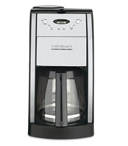 9) Cuisinart Grind & Brew 12-Cup Automatic Coffeemaker