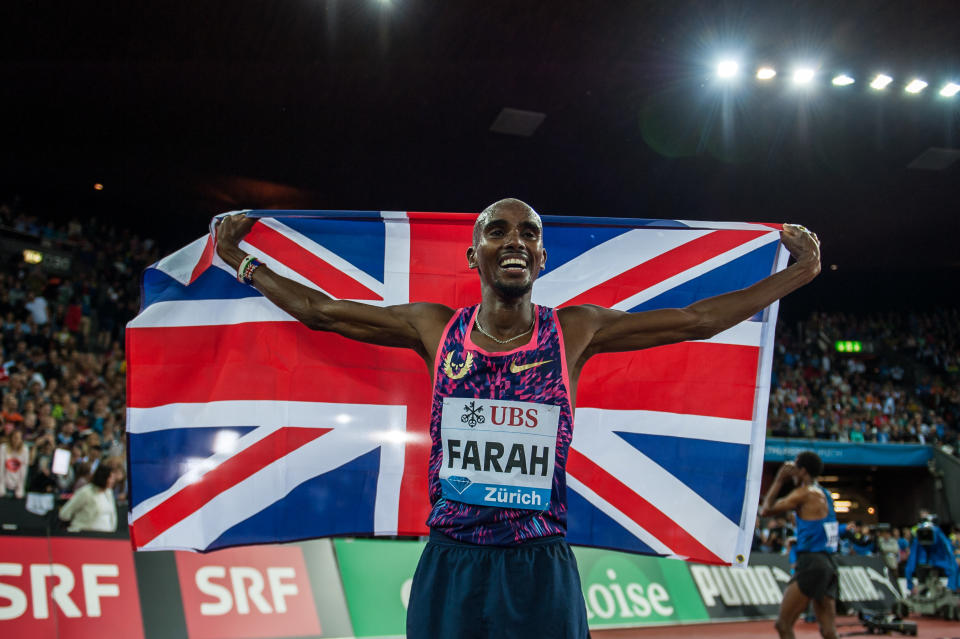 Sir Mo Farah won the BBC award