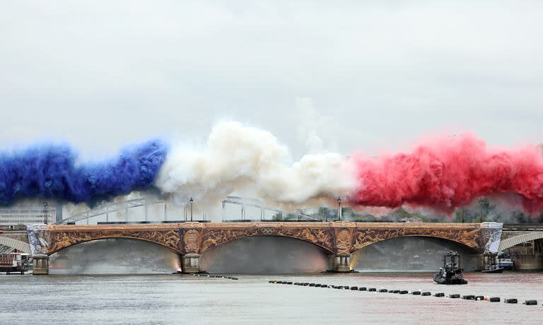 La ceremonia de inauguración de los Juegos Olímpicos de París 2024 tuvo como eje el río Sena 