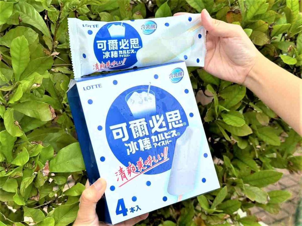 樂天可爾必思冰棒  圖片來源：7-11