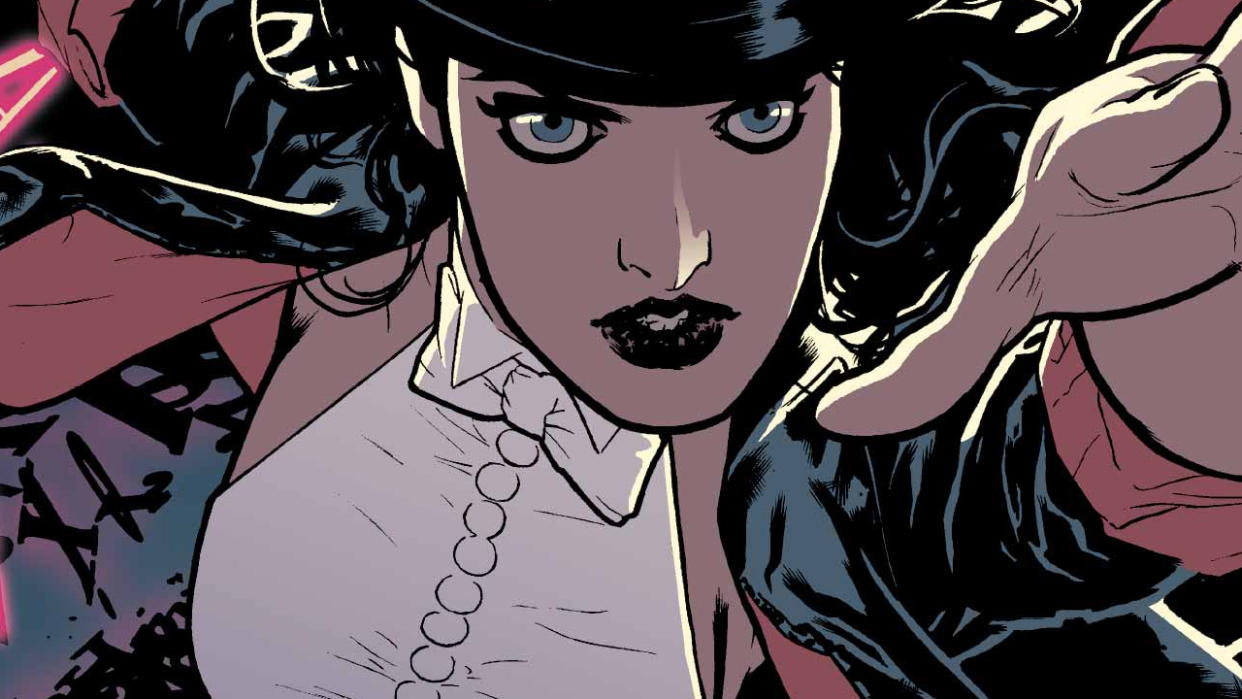  Zatanna close up doing magic DC Comics. 