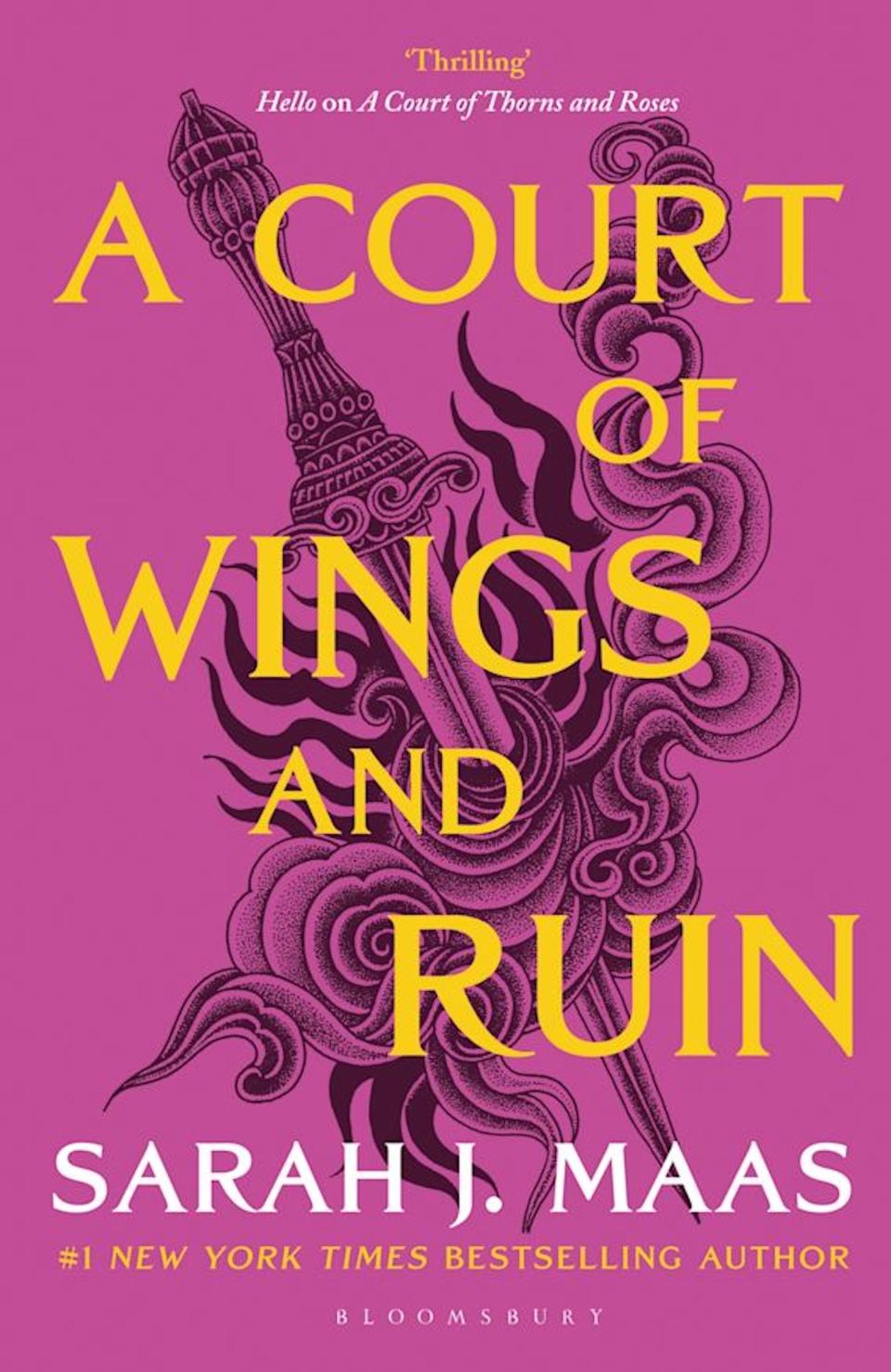 "A Court of Wings and Ruin" by Sarah J. Maas.