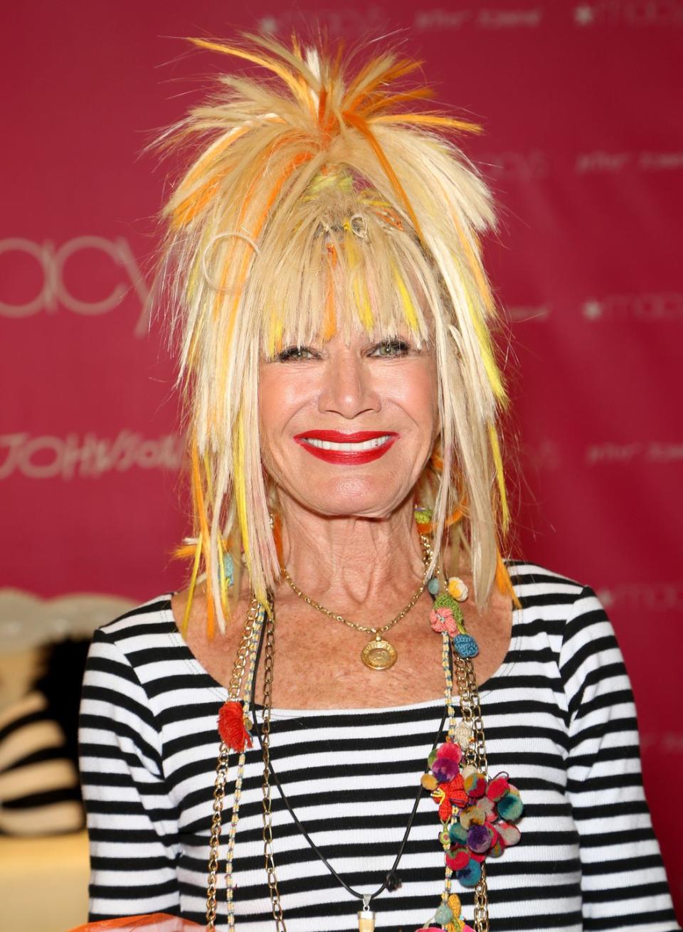 <p>Designer Betsey Johnson is all about girl power, which she presumably experienced in spades during her time in Syracuse University’s Alpha Xi Delta chapter. Also, can we please take a moment to appreciate her look in this pic, thanks.</p>