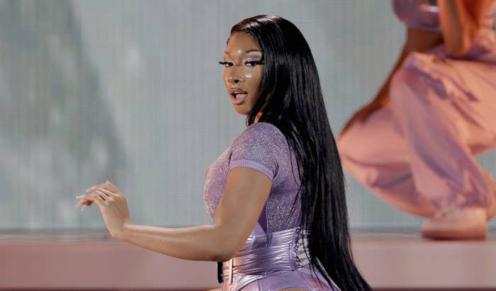 Megan Thee Stallion performs onstage during the 2022 iHeartRadio Music Festival on Sept. 24, 2022, in Las Vegas.