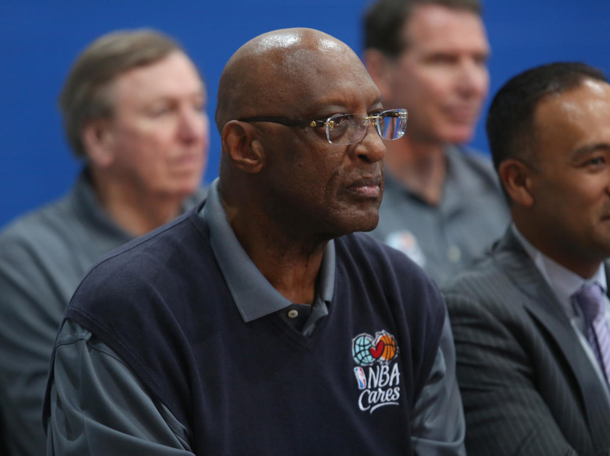 NBA Hall-of-Famer and NBA cares ambassador Bob Lanier