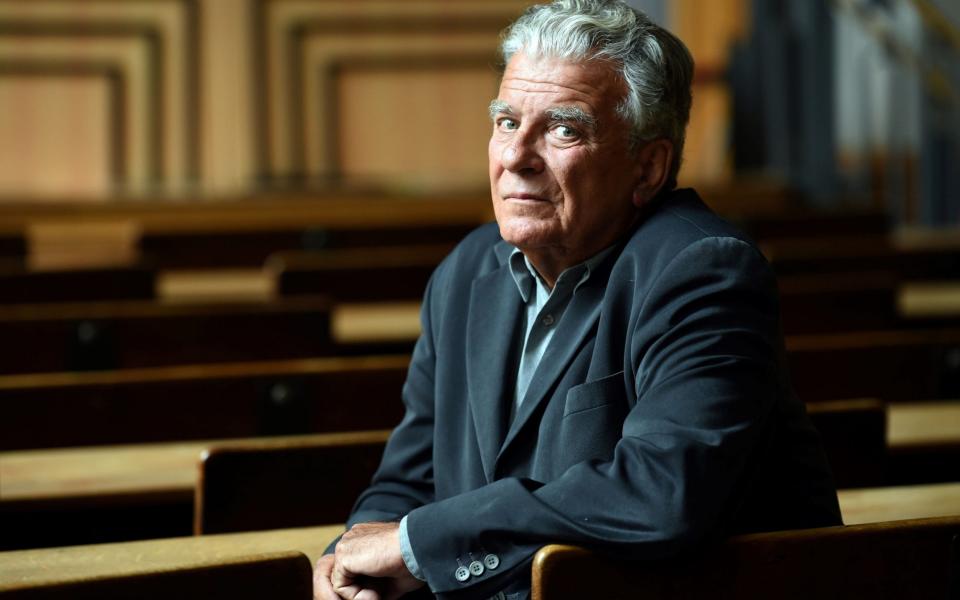 Olivier Duhamel, French political specialist and former head of the Fondation Nationale des Sciences Politiques (FNSP), poses at the Sciences Po school in Paris - STEPHANE DE SAKUTIN/AFP