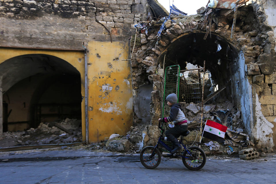 Bike ride through Aleppo