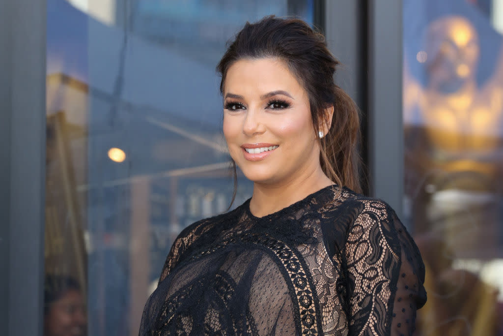 Eva Longoria attends the Hollywood Walk Of Fame ceremony honoring her on April 16. (Photo: Paul Archuleta/FilmMagic)