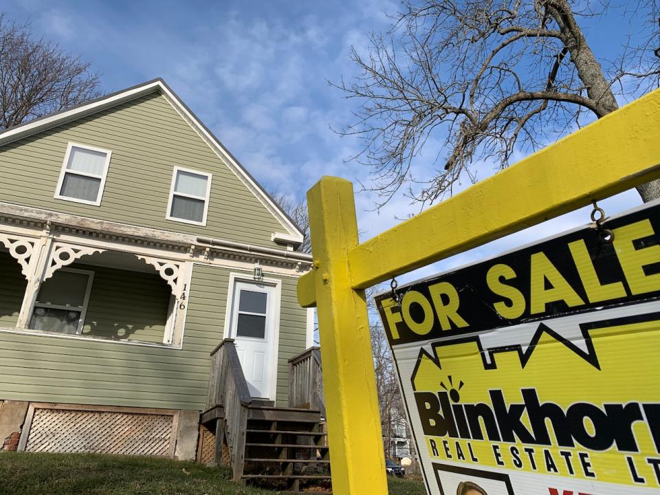 A home for sale in Pictou, Nova Scotia. The median price of buying a house in Pictou has nearly doubled, according to a housing assessment report.