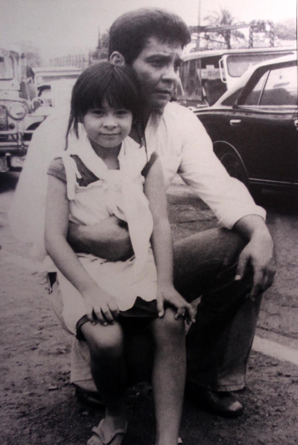 The late "Action King" Fernando Poe Jr. with Sheryl Cruz (Photo reproduction from the archives of Mowelfund/Mike Alquinto/NPPA Images)