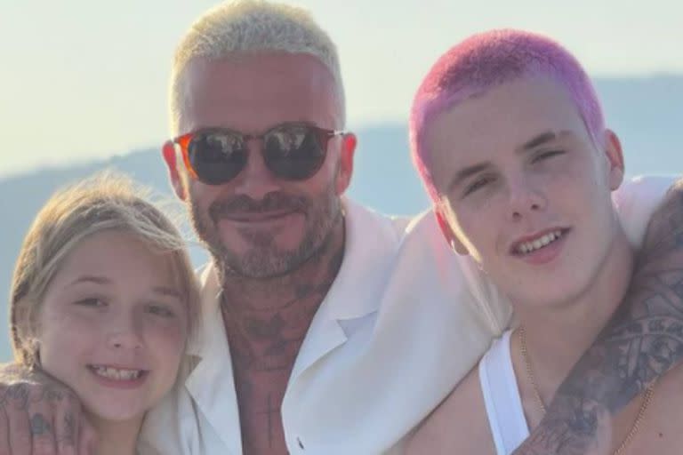 El jugador se muestra muy compañeros de sus hijos. Foto Instagram: @davidbeckham