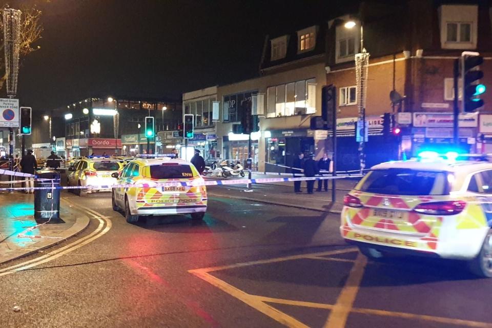 Police and medics arrived at the scene by Turnpike Lane station at about 11.15pm (London999)