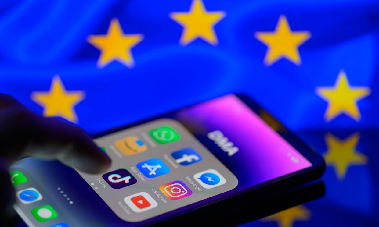 <span>The EU is particularly worried about Meta’s plan to discontinue CrowdTangle, a tool that allows real-time disinformation researchers, journalists and others to monitor fake news and attempts to suppress voting.</span><span>Photograph: Jonathan Raa/NurPhoto/Rex/Shutterstock</span>