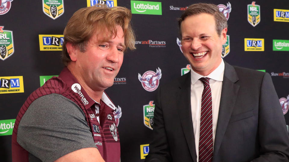 Des Hasler has returned to Manly. Pic: Getty