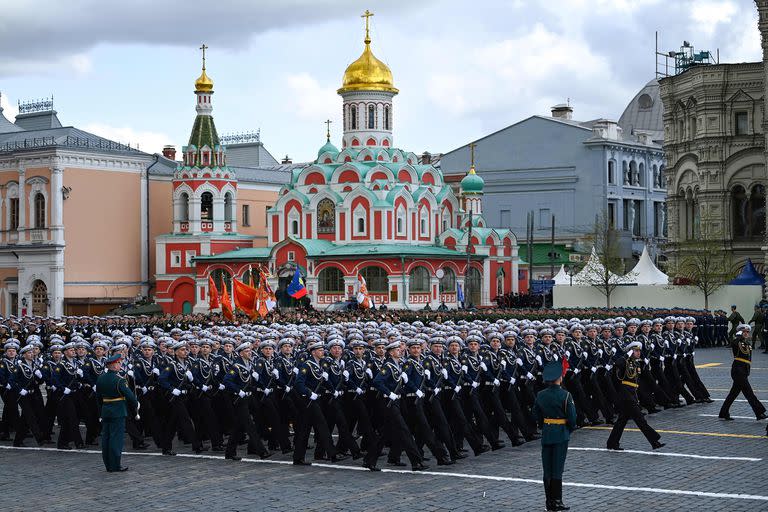 Día de la Victoria; Russia; Rusia; Vladimir Putin; desfile militar; mundo; Plaza Dvortsovaya ; 77 aniversario; Guerra en Ucrania; Ucrania