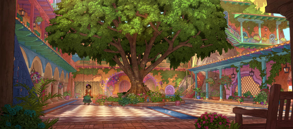 “Encanto” visual development art - Credit: Disney/Matthias Lechner