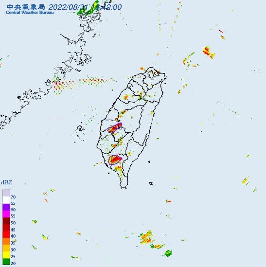 氣象局發布大雷雨即時訊息。（圖／中央氣象局）