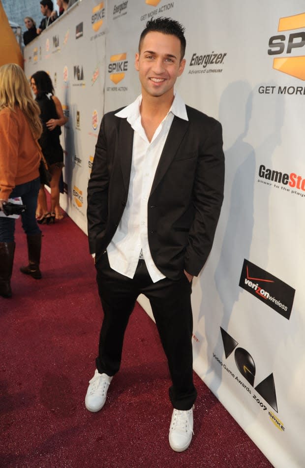 <p>The best cook of the <em>Jersey Shore </em>cast, <strong>Mike "The Situation" Sorrentino </strong>was another breakout star thanks to his abs and his ego. His hookups and blowups were equally frequent.</p><p><a href="https://www.gettyimages.com/detail/180053010" rel="nofollow noopener" target="_blank" data-ylk="slk:Jeff Kravitz/Getty Images;elm:context_link;itc:0;sec:content-canvas" class="link ">Jeff Kravitz/Getty Images</a></p>