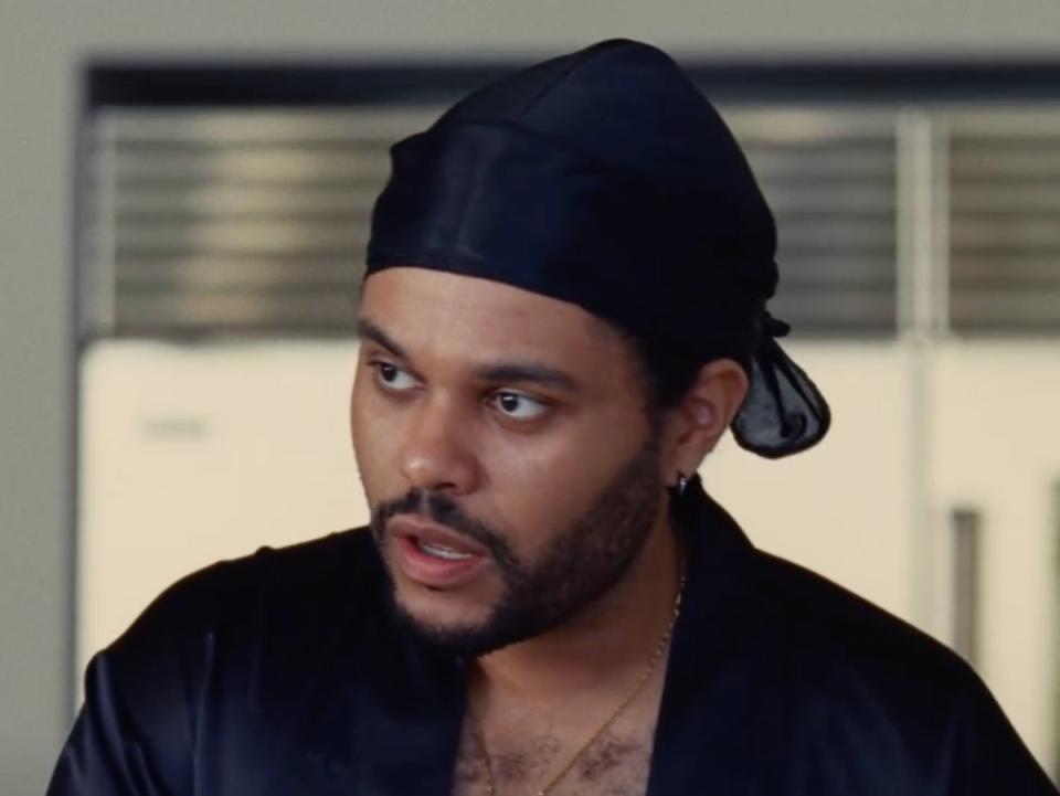The Weeknd aka Abel Tesfaye in ‘The Idol’ (HBO)